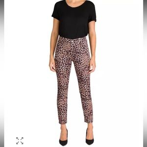 Jen 7 NWT Skinny Ankle Jeans in Golden Leopard